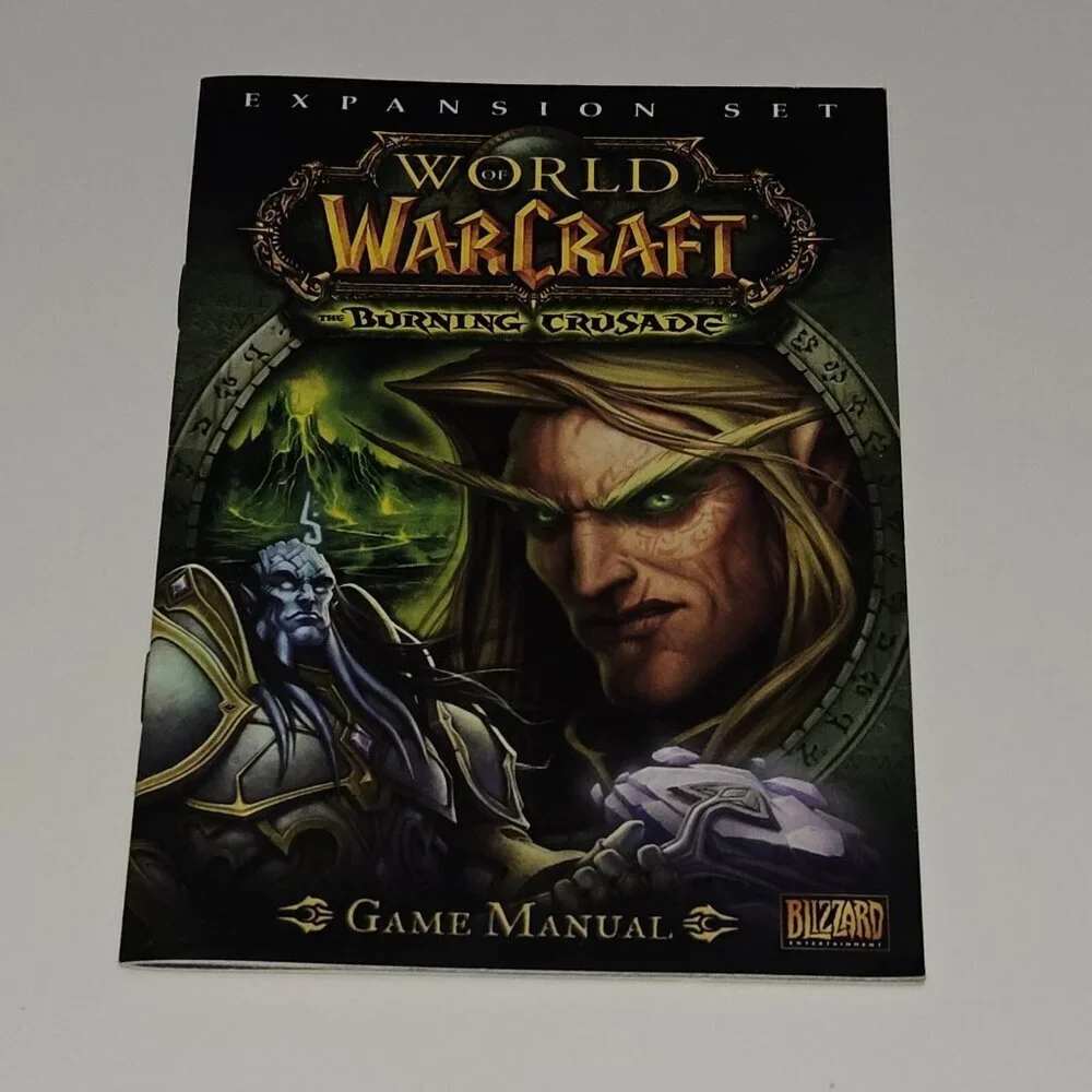 READ World of Warcraft Game CD ROMS 2004 Burning Crusade Expansion Set Lot READ
